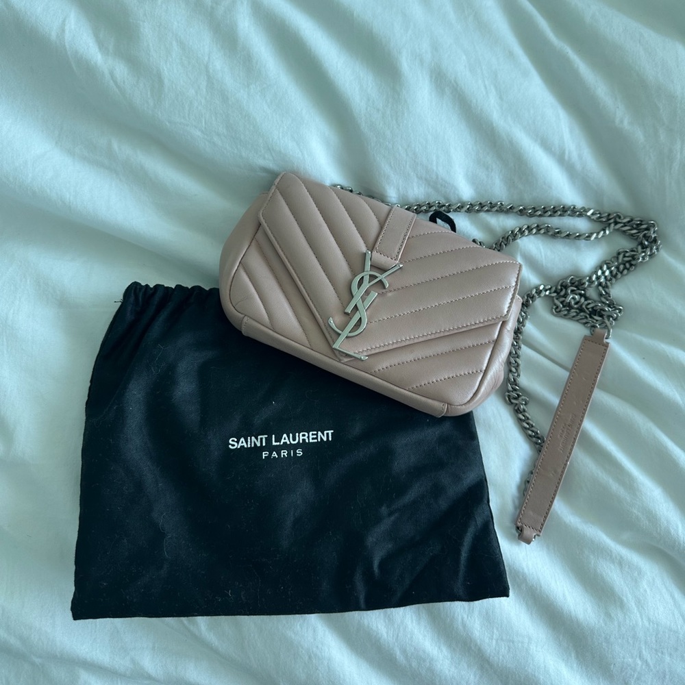 Saint Laurent crossbody bag in mauve